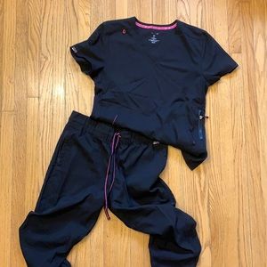 koi Lite Black Scrubs